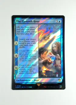 The Eleventh Hour (Surge Foil) 0646 MTG WHO Rare NP Foil - Image 1