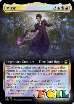 Missy (Extended Art) 0431 MTG WHO Rare NP Foil - Image 1