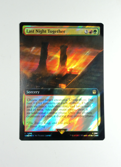 Last Night Together (Extended Art) (Surge Foil) 1014 MTG WHO Rare NP Foil - Image 2