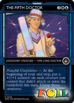 The Fifth Doctor (Showcase) 0556 MTG WHO Rare NP Foil - Image 1