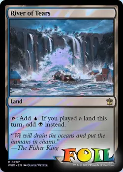 River of Tears 0297 MTG WHO Rare NP Foil - Image 1