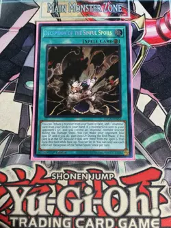 Deception Of The Sinful Spoils Secret Rare ROTA-EN055 Yugioh White Forest - Image 1