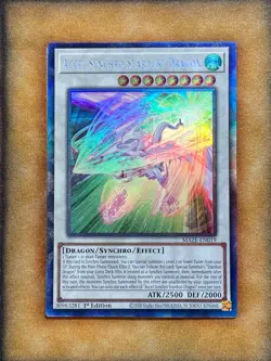 Yugioh Accel Synchro Stardust Dragon MAZE-EN019 Collector Rare 1st Ed NM - Image 1