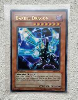 Yugioh 2002 BARREL DRAGON MRD-126 1st Edition Ultra Rare Asian - Image 3