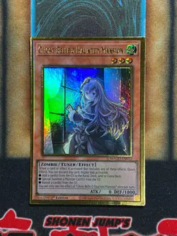 Yugioh Ghost Belle & Haunted Mansion MAGO-EN012 Gold Rare 1st Ed LP - Image 1