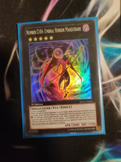 Number C104: Umbral Horror Masquerade JOTL-EN056 Super Rare 1st Ed - Image 4