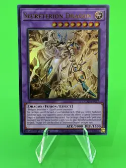 Yu-Gi-Oh Duelist's Advance Secreterion Dragon Ultra Rare DUAD-EN037 NM!!! - Image 1