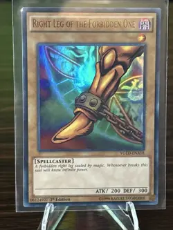 Yugioh Exodia The Forbidden One Complete Set YGLD-ENA17/21 1st Edition Mint - Image 11