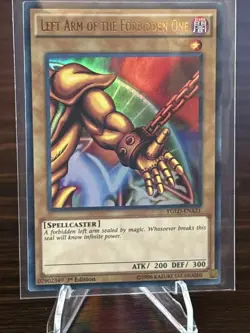 Yugioh Exodia The Forbidden One Complete Set YGLD-ENA17/21 1st Edition Mint - Image 4