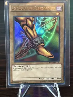 Yugioh Exodia The Forbidden One Complete Set YGLD-ENA17/21 1st Edition Mint - Image 6