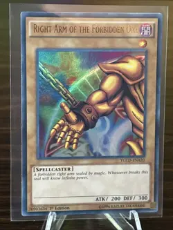 Yugioh Exodia The Forbidden One Complete Set YGLD-ENA17/21 1st Edition Mint - Image 9