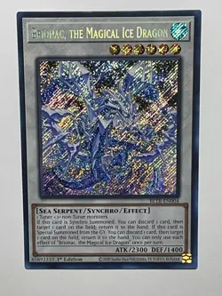Yugioh! Brionac, the Magical Ice Dragon, BLTR-EN004, Secret Rare, 1st Edition - Image 2