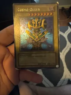 Yu-Gi-Oh Damaged Cosmo Queen MP1-002 Limited Edition Ultra Rare McDonald's Promo - Image 1