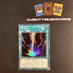 YUGIOH RAIGEKI SUPER RARE SDCH-EN021 1ST EDITION - Image 4