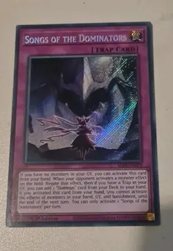 ALIN-EN078 Songs Of The Dominators Secret Rare 1st Edition - Image 1