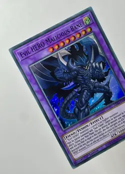 Evil HERO Malicious Bane LDS3-EN033 (NM/LP) 1st Edition Ultra Rare PURPLE 2022 - Image 14