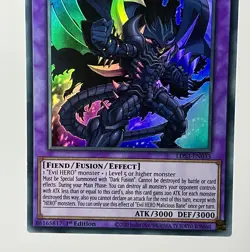 Evil HERO Malicious Bane LDS3-EN033 (NM/LP) 1st Edition Ultra Rare PURPLE 2022 - Image 15