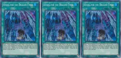 *** 3X VESSEL FOR THE DRAGON CYCLE 3X *** SUPER RARE OP17-EN009 MINT/NM YUGIOH! - Image 1