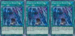*** 3X VESSEL FOR THE DRAGON CYCLE 3X *** SUPER RARE OP17-EN009 MINT/NM YUGIOH! - Image 2