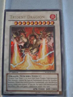 Trident Dragion RGBT-EN043 Raging Battle 1st Edition Ultra Rare LP - Image 1