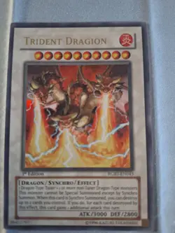 Trident Dragion RGBT-EN043 Raging Battle 1st Edition Ultra Rare LP - Image 3