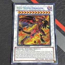 Yugioh Card Red Nova Dragon CT07-EN005 LIMITED EDITION Secret Rare - Image 11