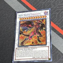 Yugioh Card Red Nova Dragon CT07-EN005 LIMITED EDITION Secret Rare - Image 5