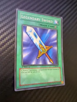 Legendary Sword LOB-040 The Legend of Blue Eyes White Dragon 1st Edition - Image 2