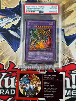 Yugioh PSA 10 Cyberdark Impact CDIP-EN035 1st Edition Ultra Rare - Image 1