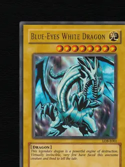 Yu-Gi-Oh Blue-Eyes White Dragon LOB-E001 Ultra Rare Unlimited EU 2002 - Image 4