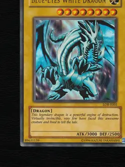 Yu-Gi-Oh Blue-Eyes White Dragon LOB-E001 Ultra Rare Unlimited EU 2002 - Image 5
