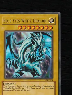 Yu-Gi-Oh Blue-Eyes White Dragon LOB-E001 Ultra Rare Unlimited EU 2002 - Image 6