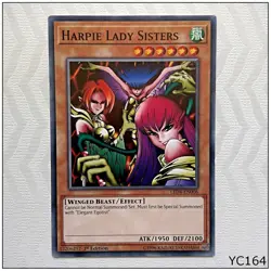 Harpie Lady Sisters - LED4-EN006 - Common 1st Edition Yugioh (YC164) - Image 2