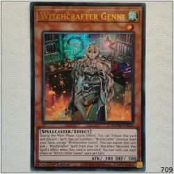 Witchcrafter Genni - MAMA-EN023 - Ultra Rare 1st Edition Yugioh - Image 1