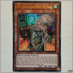 Witchcrafter Genni - MAMA-EN023 - Ultra Rare 1st Edition Yugioh - Image 2