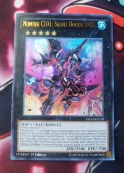 Yugioh Number C101: Silent Honor DARK MP14-EN218 1st Edition NM - Image 1