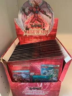 Yugioh Strike Of Neos Special Edition Blister Set With 3 Packs And 2 LE Cards - Image 3