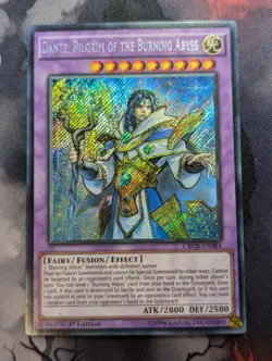 Dante, Pilgrim of the Burning Abyss - CROS-EN084 - Secret Rare - 1st Ed VLP - Image 1