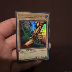 Yugioh Right Leg of the Forbidden One LOB-EN120 Exodia Ultra Rare Pack Fresh! NM - Image 3