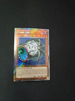 Yugioh! Cyber Jar - RA03-EN095  - Platinum Secret Rare -  1st Edition PSR - Image 1