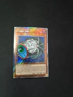 Yugioh! Cyber Jar - RA03-EN095  - Platinum Secret Rare -  1st Edition PSR - Image 4