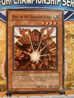Senju of the Thousand Hands- Yugioh Tournament Pack 4  -TP4-012 - NM - Image 2