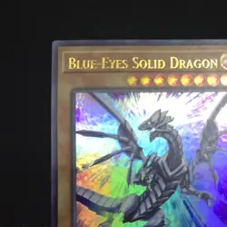 Yugioh - Blue-Eyes Solid Dragon - Ultra Rare Holographic - 1st Edition Near Mint - Image 2