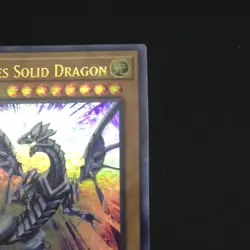 Yugioh - Blue-Eyes Solid Dragon - Ultra Rare Holographic - 1st Edition Near Mint - Image 3