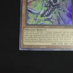 Yugioh - Blue-Eyes Solid Dragon - Ultra Rare Holographic - 1st Edition Near Mint - Image 5