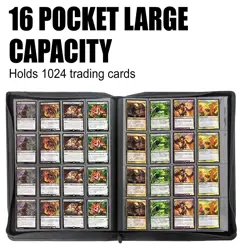 Trading Card Binder for One Piece Cards,16 Pocket with 32 Sleeves up to 1024 ... - Image 2
