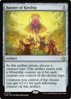 Banner of Kinship Foundations MTG Magic The Gathering - Image 1