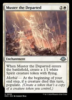 Muster the Departed , Modern Horizons 3 , #36 MTG Uncommon - Image 1