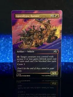 Apocalypse Runner #0319 DFT  U (FOIL) - Aetherdrift Magic the Gathering - Image 1