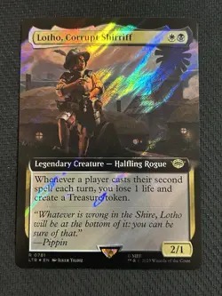MTG - LTR - Lotho, Corrupt Shirriff - Borderless Surge Foil - R 0781 NM - Image 1